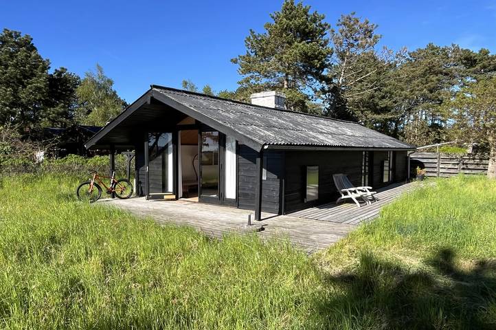 Ferieudlejning for 5 personer, med terrasse i Ellinge Lyng