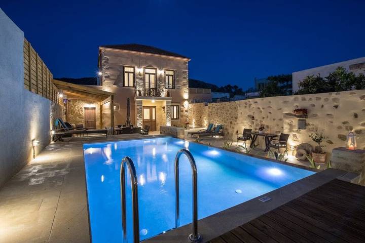 Ferienhaus für 6 Personen, mit Garten und Pool in Kissamos Gemeinde