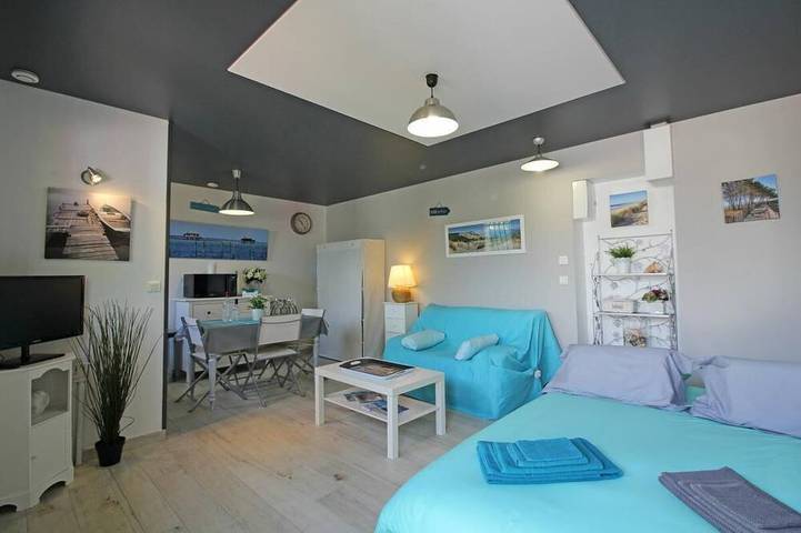 Location de vacances pour 2 personnes, avec Jardin dans Office De Tourisme Du Pyla