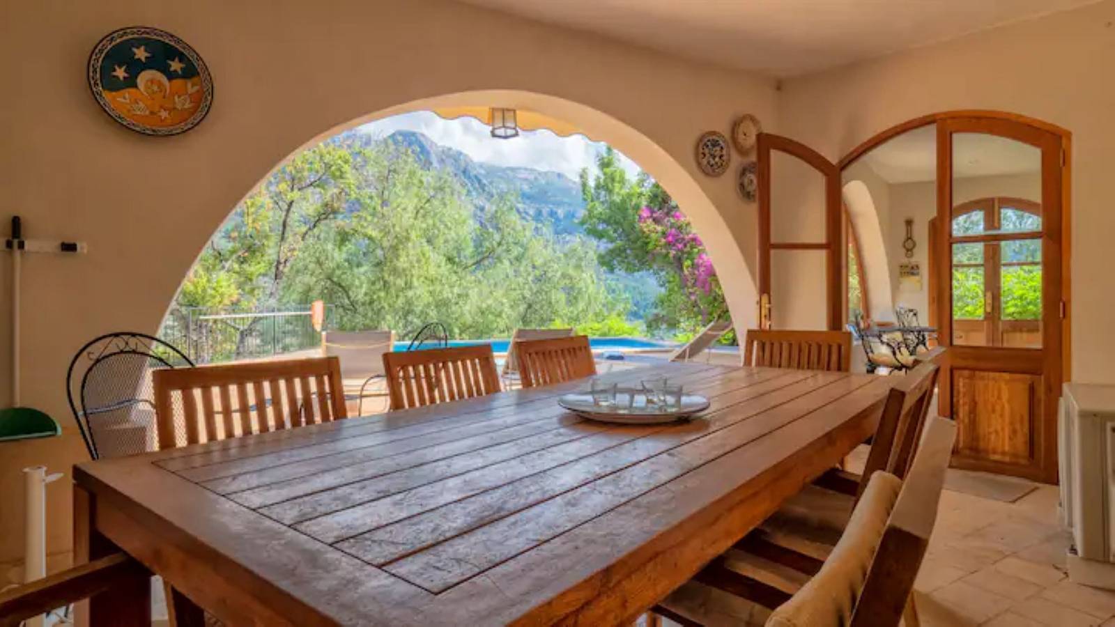 Villa 'Sol y Montes' avec vue sur les montagnes, piscine privée et Wi-Fi in Fornalutx, Majorque de l'Ouest