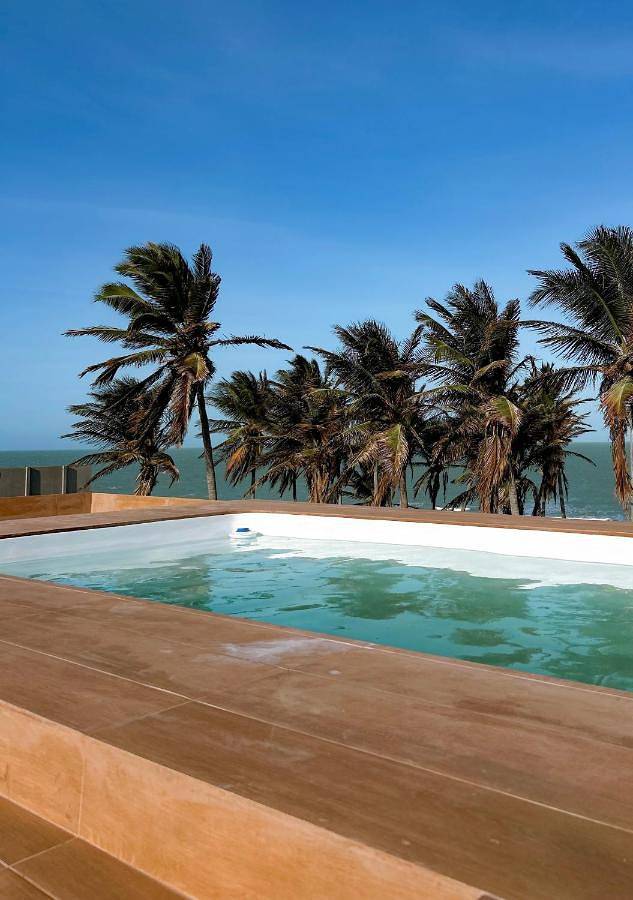 Casas e apartamentos de temporada para 12 pessoas, com vista e jardim em Rio Grande do Norte