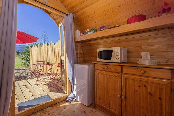 Cabina «Pink Pod» en Saint-André in La Côte Vermeille, Saint-André