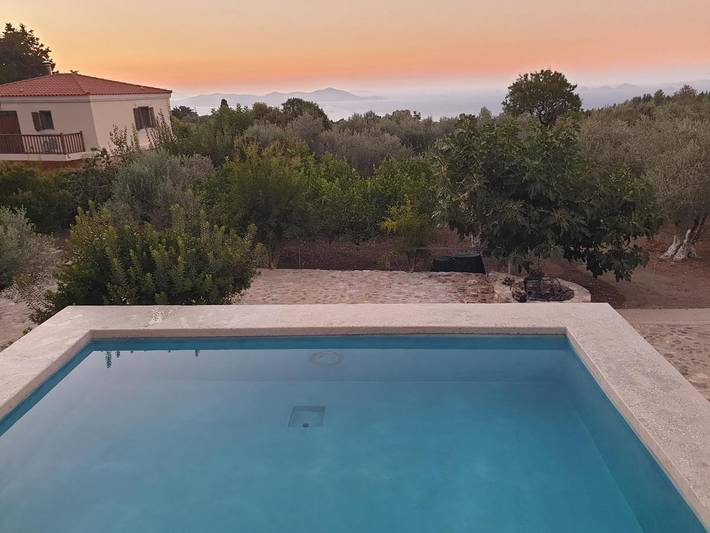 Villa für 4 Personen, mit Ausblick und Pool sowie Garten auf Kos - 4