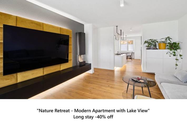 Gîte pour 3 personnes, avec vue ainsi que vue sur le lac et balcon à Thal