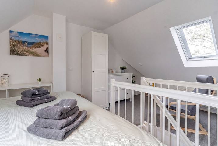 Ganze Wohnung, Urlaub in St. Peter-Ording: Charmante Maisonette-Wohnung mit Balkon in St. Peter-Bad, St. Peter-Ording