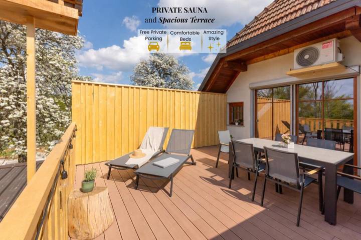 Gîte pour 6 personnes, avec Terrasse et Jardin ainsi que Sauna et Vue à Velike Lašče