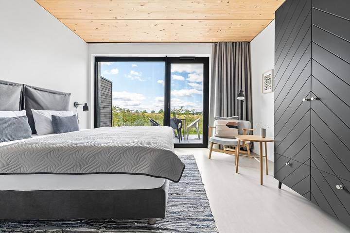 Ferienwohnung für 4 Personen, mit Ausblick und Sauna sowie Garten, mit Haustier in Hohwacht