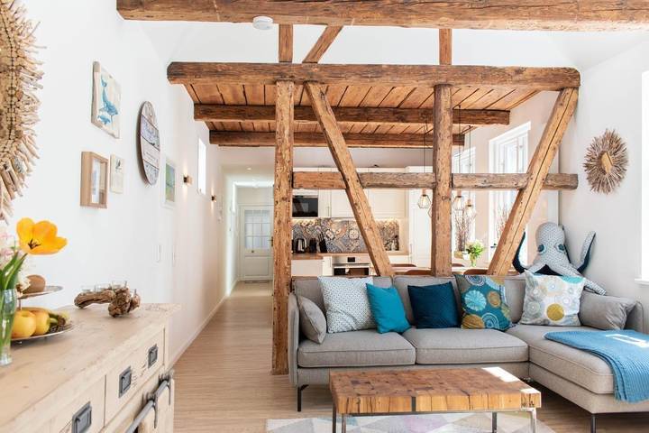 Ferienwohnung für 4 Personen, mit Terrasse und Sauna in Travemünde