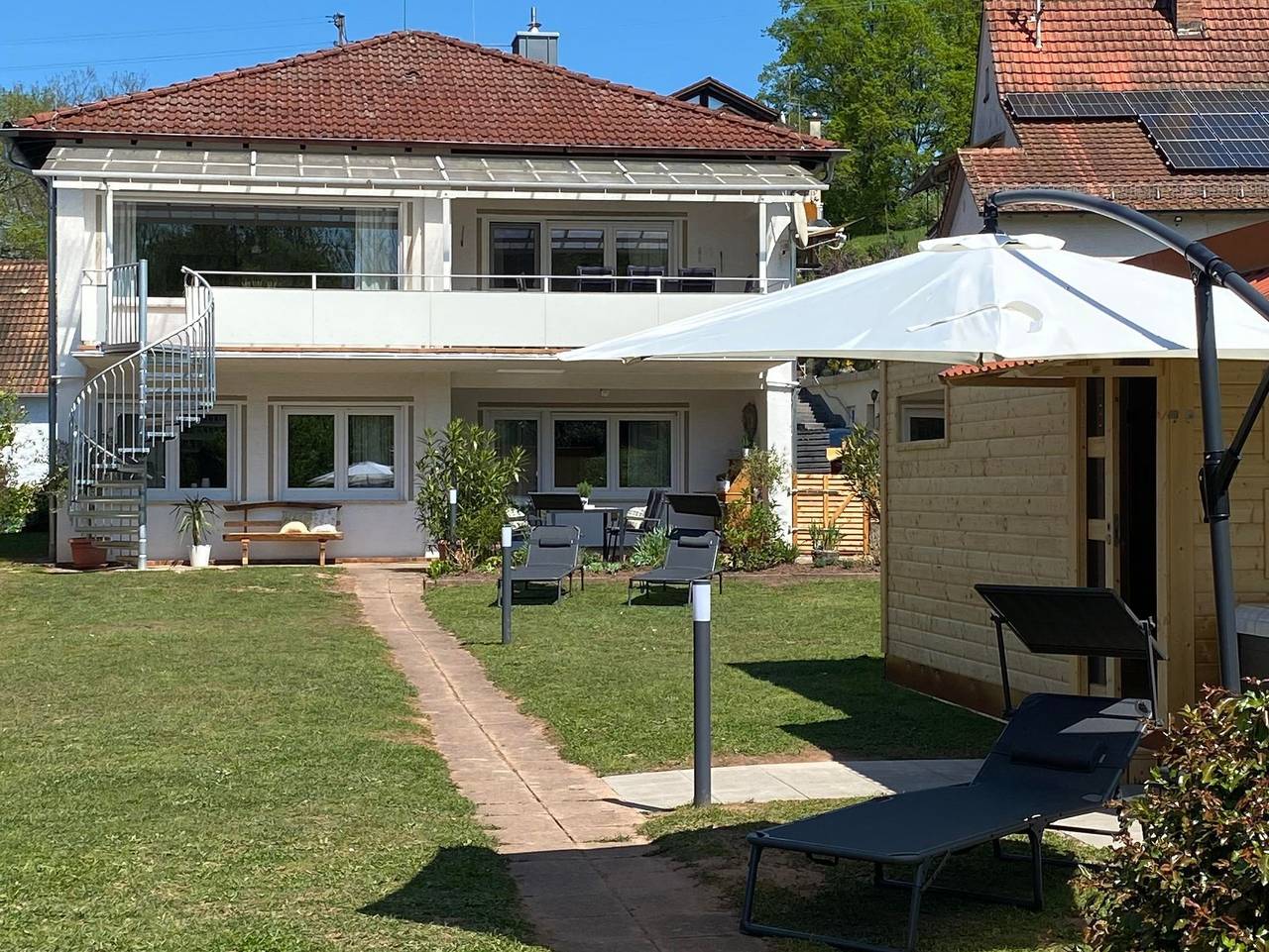 Ganze Ferienwohnung, Ferienhaus Muskatellerhof - Wohnung Nr. 01 in Silz (Pfalz), Trifelsland