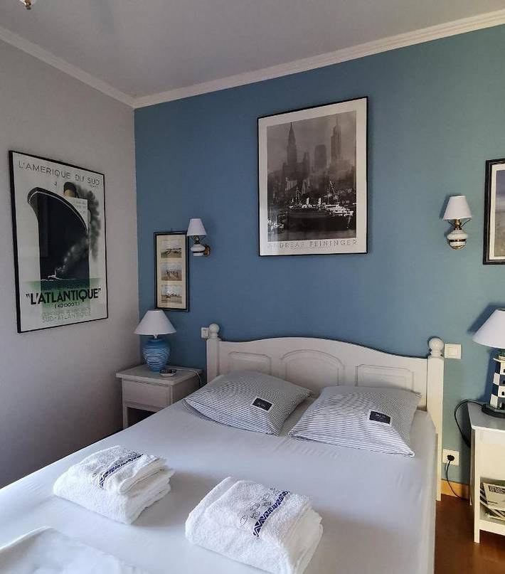Appartement de vacances pour 3 personnes, avec Balcon et Terrasse ainsi que Jardin et Vue