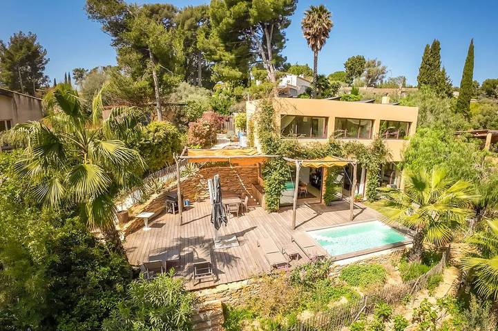 Villa pour 6 personnes, avec jardin à Saint-Cyr-sur-Mer