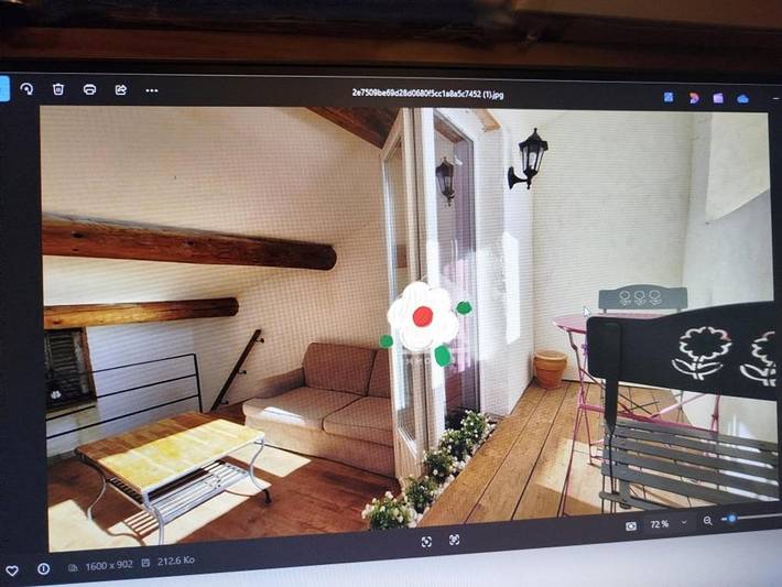 Maison de vacances pour 2 personnes, avec terrasse et vue