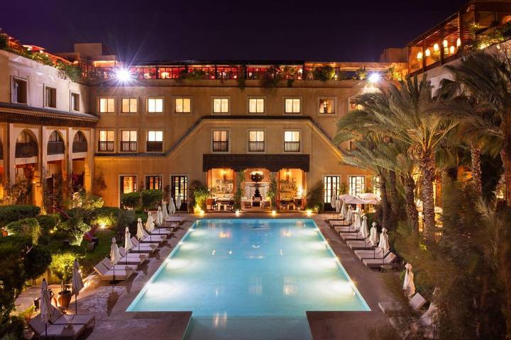 Hôtel pour 3 personnes, avec piscine et sauna ainsi que jacuzzi et jardin dans Jemaa el-Fnaa