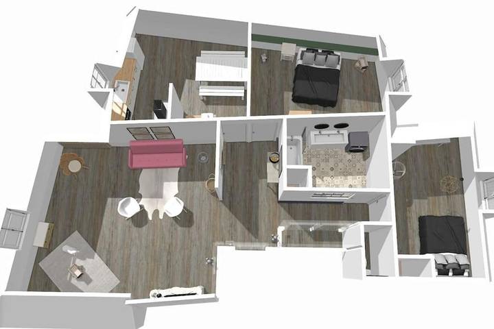Gîte pour 6 personnes, avec vue, animaux acceptés dans Château de Saumur - 4