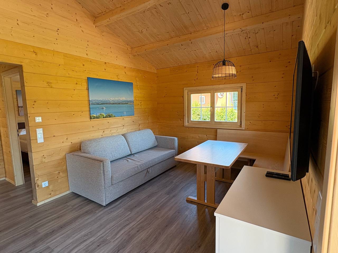 Chalet 'Abendrot' con terraza privada y wifi in Stockach, Distrito de Constanza