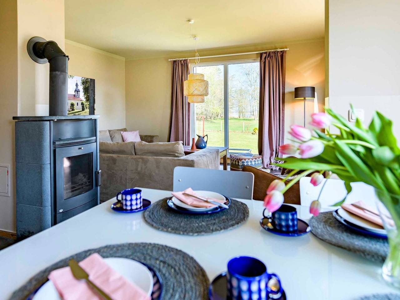 Pommernhaus am See mit Seeblick, Sauna, Kamin, Ruderboot - Haus am See Ii in Luckow, Vorpommern Greifswald