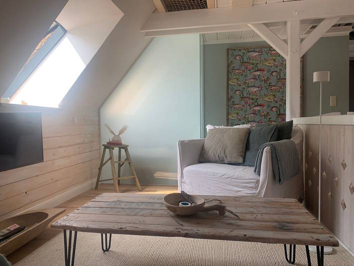 Ferienwohnung für 2 Personen, mit Garten und Sauna in Habernis