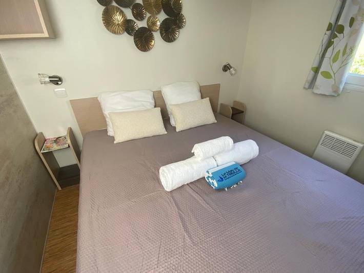 Camping de la Treille - Mobilheim 5 personen - Strohhütte Catalina Premium in Cavalaire-sur-Mer, Parc national Port-Cros