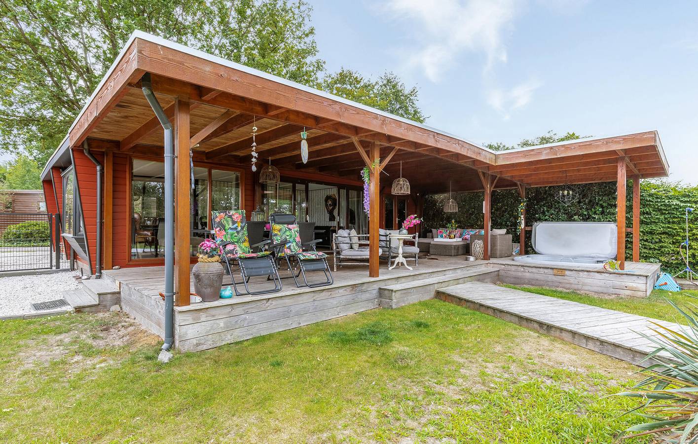 Vakantiehuis voor 4 personen met uitzicht op het meer in Drenthe