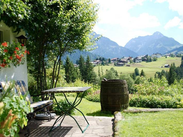 "Fellhorn" in het Schneider-huis in Riezlern, Mittelberg