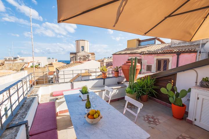 Appartamento per 6 persone, con Terrazza ad Ortigia