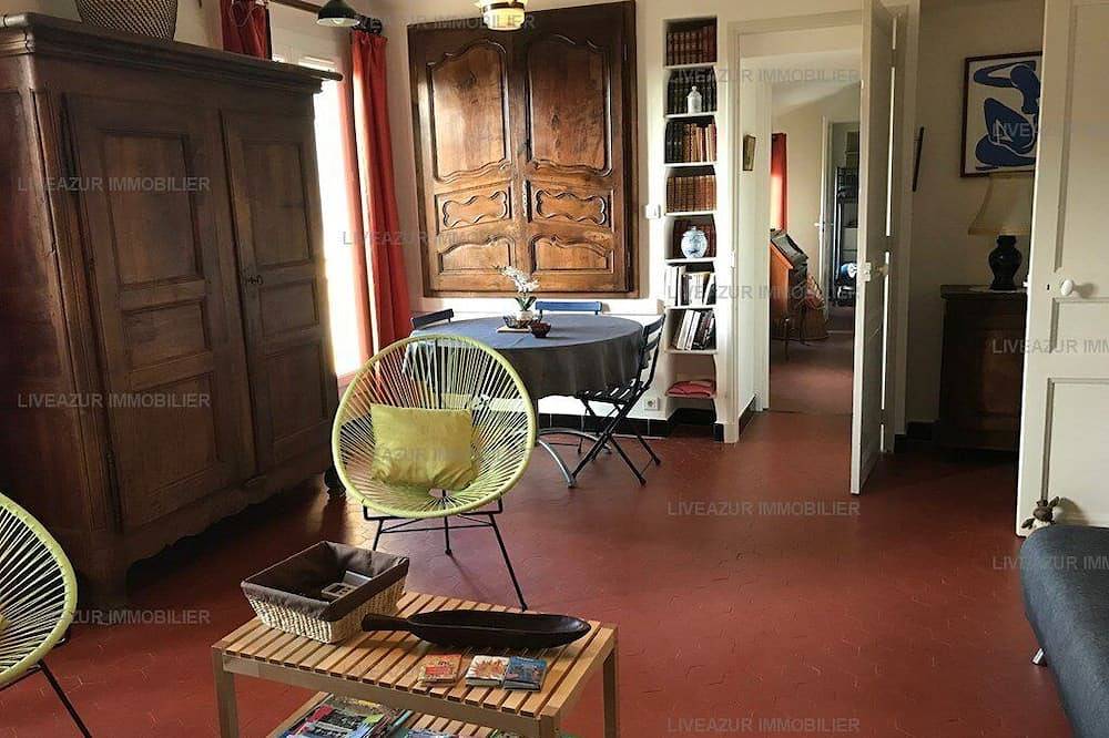 Ganze Wohnung, 2 bedzimmer ppartment alle komfort in einem teil im provençal mas meerblick garten für 5 in Sanary-sur-Mer, Mittelmeerküste (Frankreich)