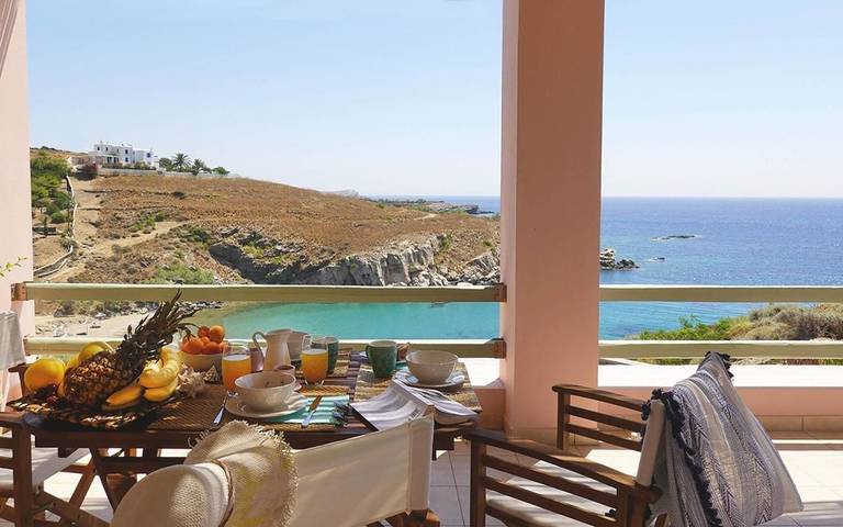 Maison d’hôte pour 2 personnes, avec vue et jardin dans Syros - 4