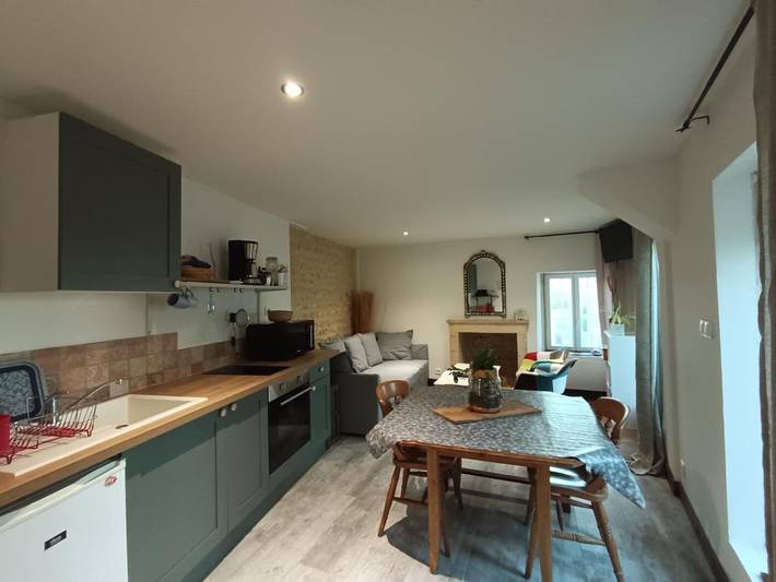 Gîte pour 4 personnes, avec Terrasse ainsi que Jardin et Vue à Vaucelles