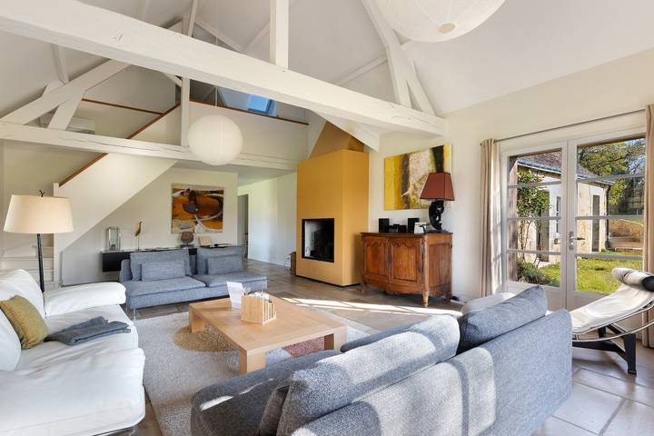 Holiday rental for 10 people, with lake view and garden in Indre-et-Loire