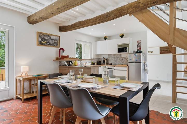 Gîte pour 8 personnes, avec vue et jardin à Saint-Martin-le-Gaillard - 4