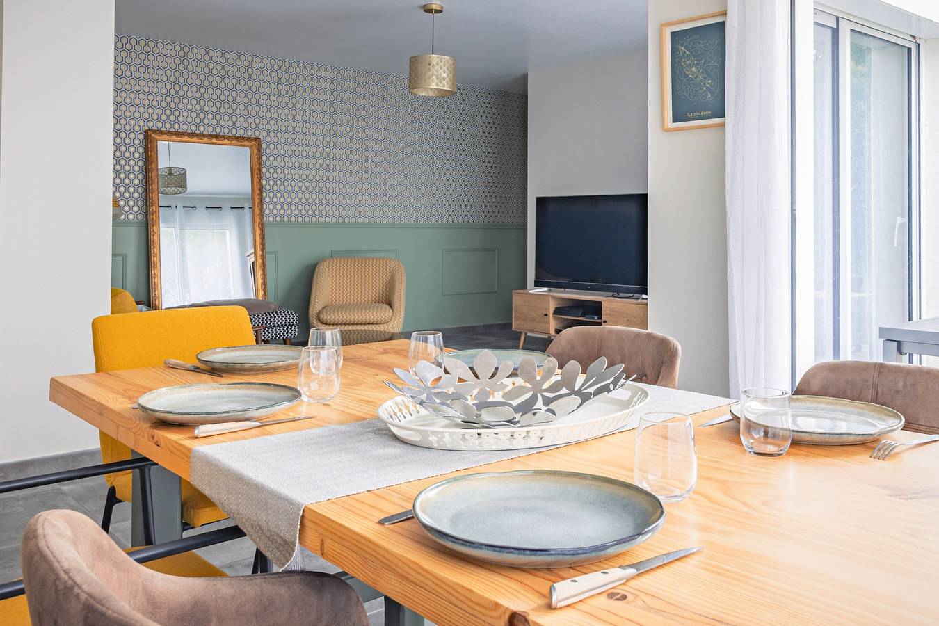 Maison de vacances Charmante maison plage et foret, jardin privé et Wi-Fi in Le Grand-Village-Plage, Côte de Beauté
