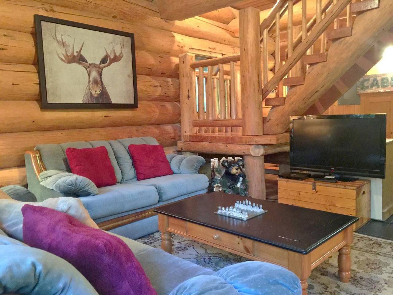 Echte Blockhütte mit Kamin und Wi-fi in Glaciar, Bosque Nacional de Mount Baker-Snoqualmie