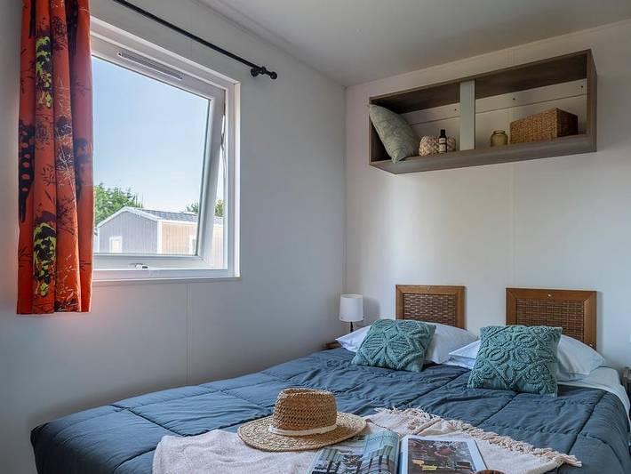 Camping Les Alizés - Mobilheim 8 personen - Premium Exotic 32m² in Lannion, Ceinture Dorée