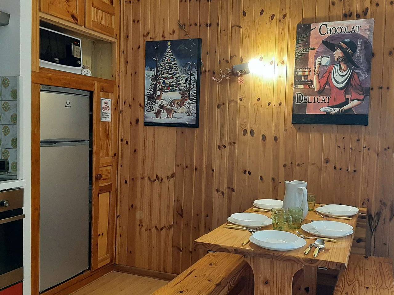 Appartement entier, Studio Montagne Montgenèvre - 5 pers, Balcon Sud, Proche Pistes et Navette in Montgenèvre, Région de Briançon