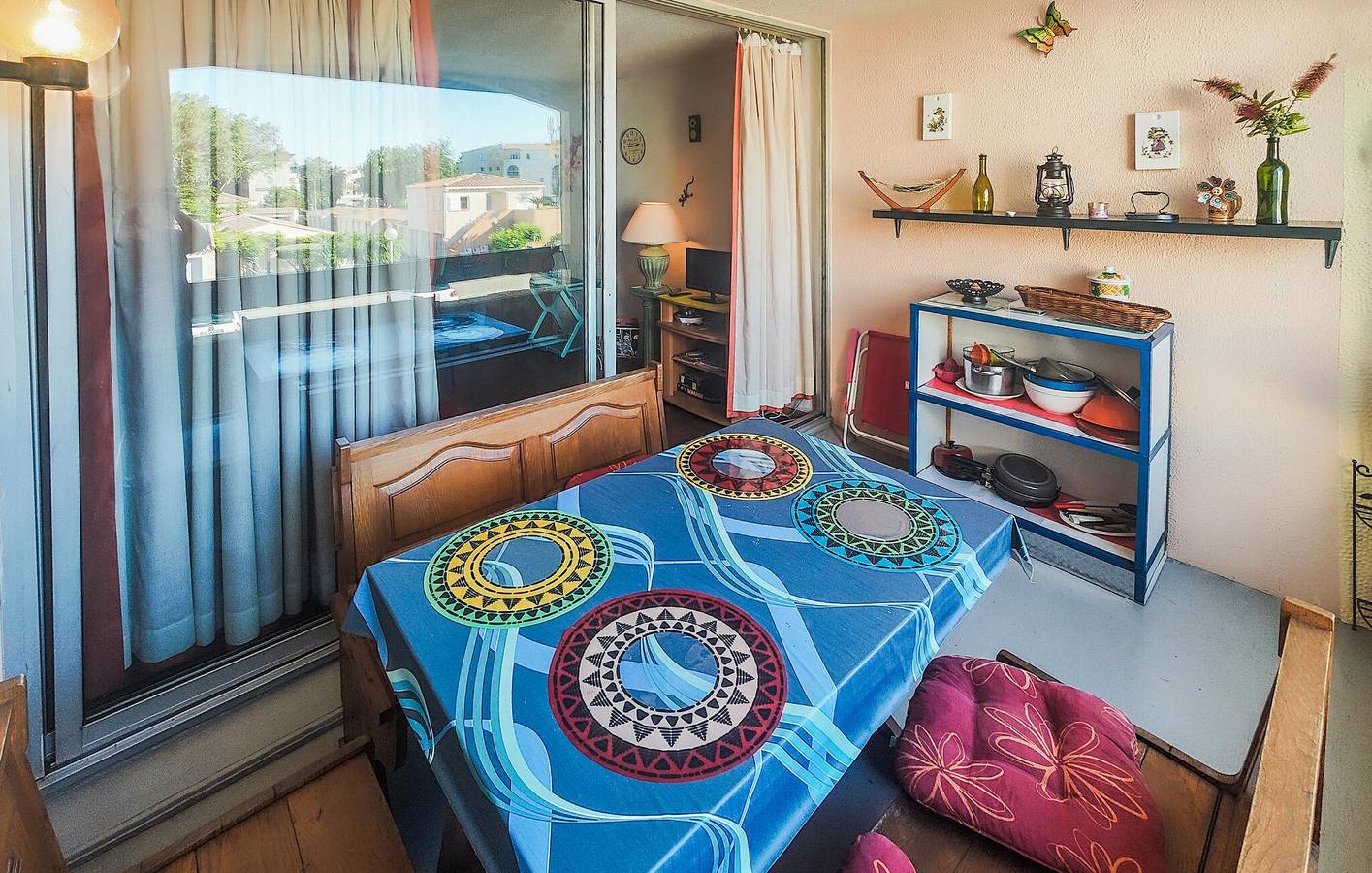 Appartement de vacances entier, Appartement confortable avec piscine, terrasse et WiFi près de la plage du Môle in Cap d'Agde, Agde