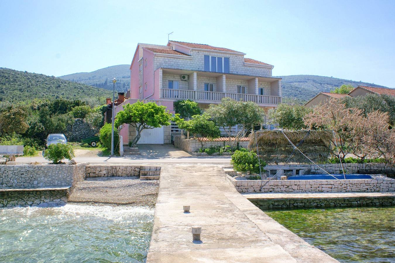 Ganze Wohnung, 1-Zimmer-Ferienwohnung am Strand Kneza (Korcula) A-167-b in Račišće (Dalmatien), Korcula