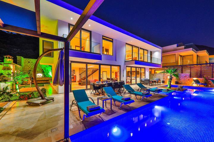 Villa pour 8 personnes, avec balcon à Kalkan - 2