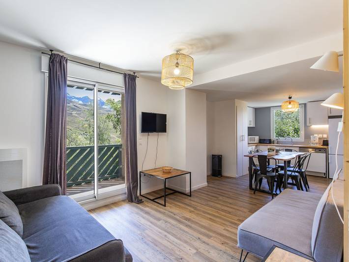 Gîte pour 6 personnes, avec piscine et balcon ainsi que sauna et balcon/terrasse à Peyragudes - 3