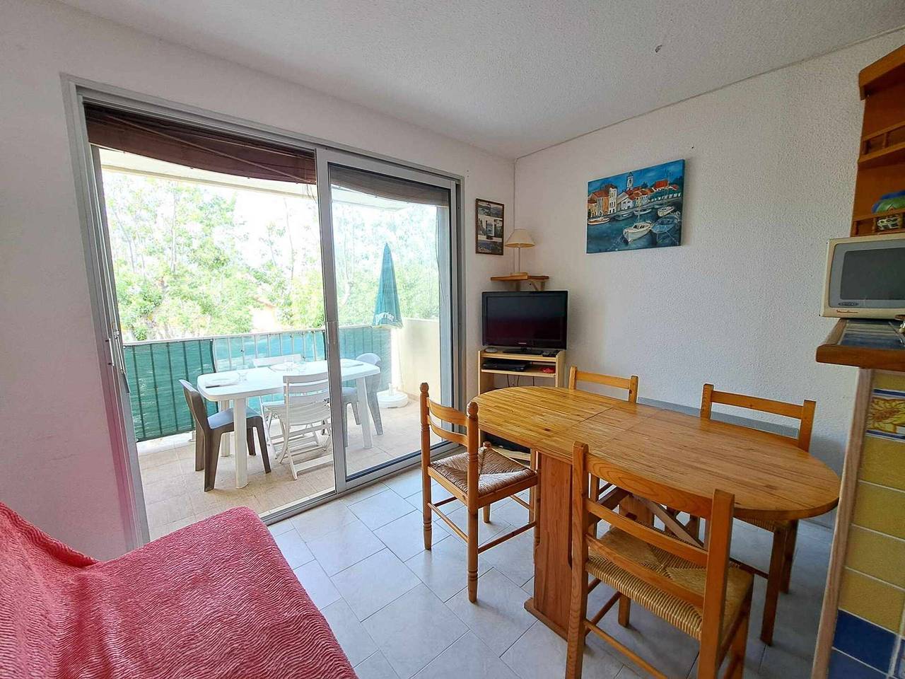 Ganze Wohnung, 2-Zimmer-Wohnung mit direktem Strandzugang und Privatparkplatz in Marseillan, Mittelmeerküste (Frankreich)