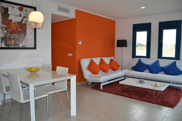 Apartamento entero, Apartamento de vacaciones para 6 personas con piscina para niños in El Palmar, Costa Blanca