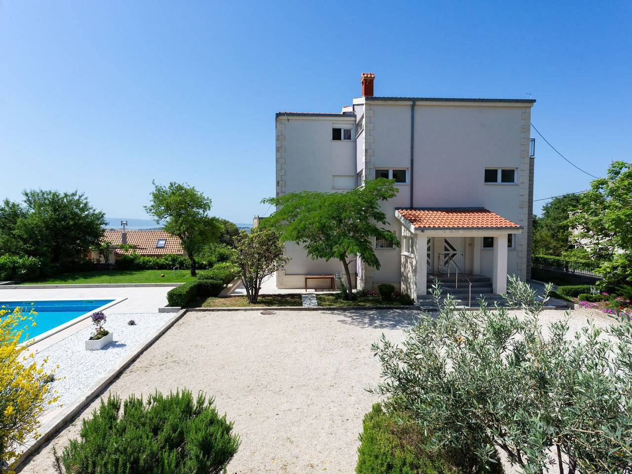Villa Melki mit großem Privatpool in Klis, Split-Dalmatia