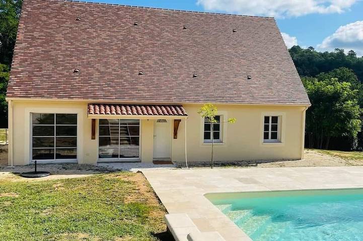 Villa pour 6 personnes, avec piscine et jardin à Sarlat-la-Canéda