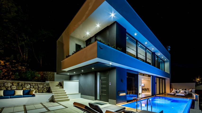 Villa pour 4 personnes, avec piscine ainsi que vue sur l’océan et sauna à Lovran - 3