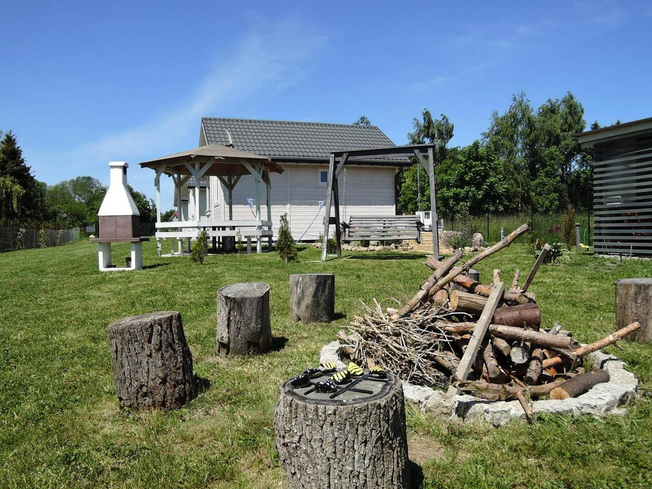 Bungalow in Kolczewo nahe Ostseestrand in Kołczewo, Stettiner Haff