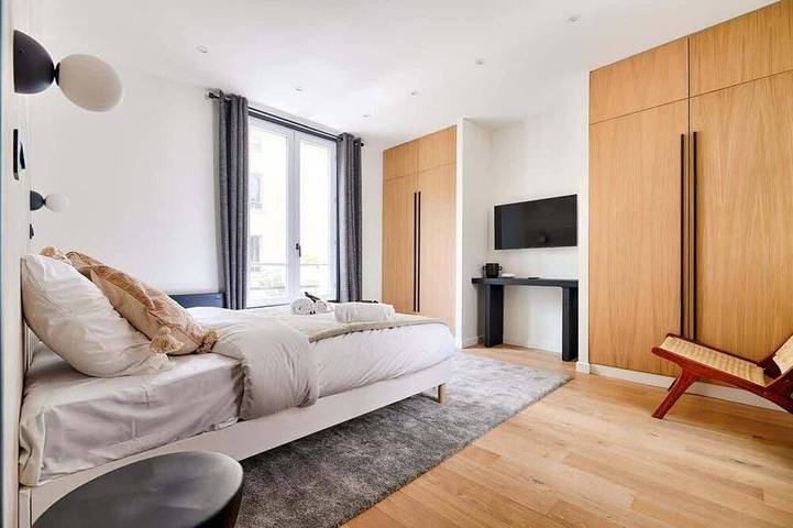 Ganze Wohnung, Appartement de luxe 3 Br avec Salon Tv in Saint-Mandé, Val-de-Marne