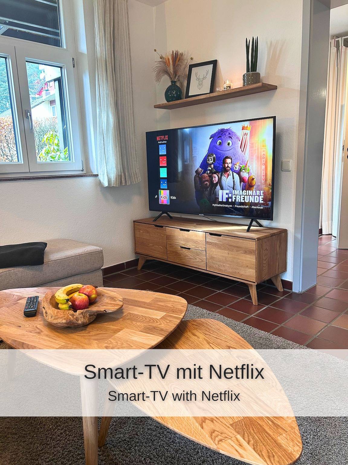 Ganze Wohnung, Ferienwohnung Kuckucksnest" mit Bergblick, privater Terrasse und Wlan in Bad Wildbad, Nordschwarzwald