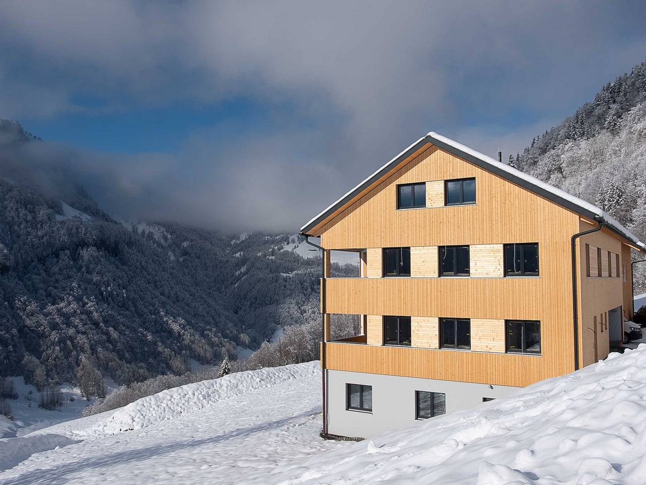 Panoramahof Bergglück - Ferienwohnung Sunnseitn in Mellau, Bregenzerwald