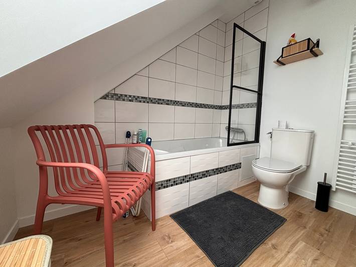 Ferienhaus 'Gîte 6 Personen' mit privater Terrasse, Garten und Wlan in Heugueville-sur-Sienne, Coutances und Umgebung