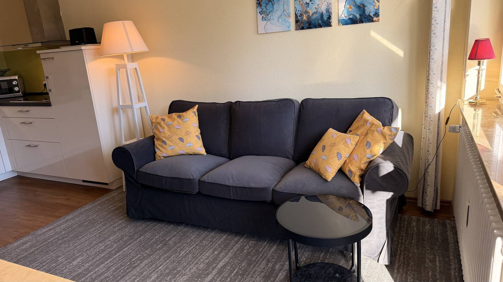 Ganze Ferienwohnung, Ferienwohnung Hämmerle - Ferienwohnung Blau, 48qm, 1 Schlafzimmer, 1 Wohn-Essbereich, max. 4 Personen in Konstanz, Obersee (Bodensee)