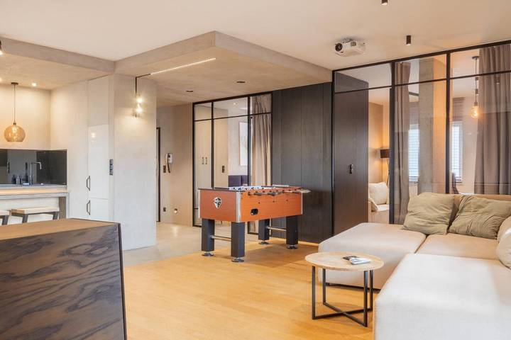 Loft dla 6 osób, z widok i taras w Warszawa